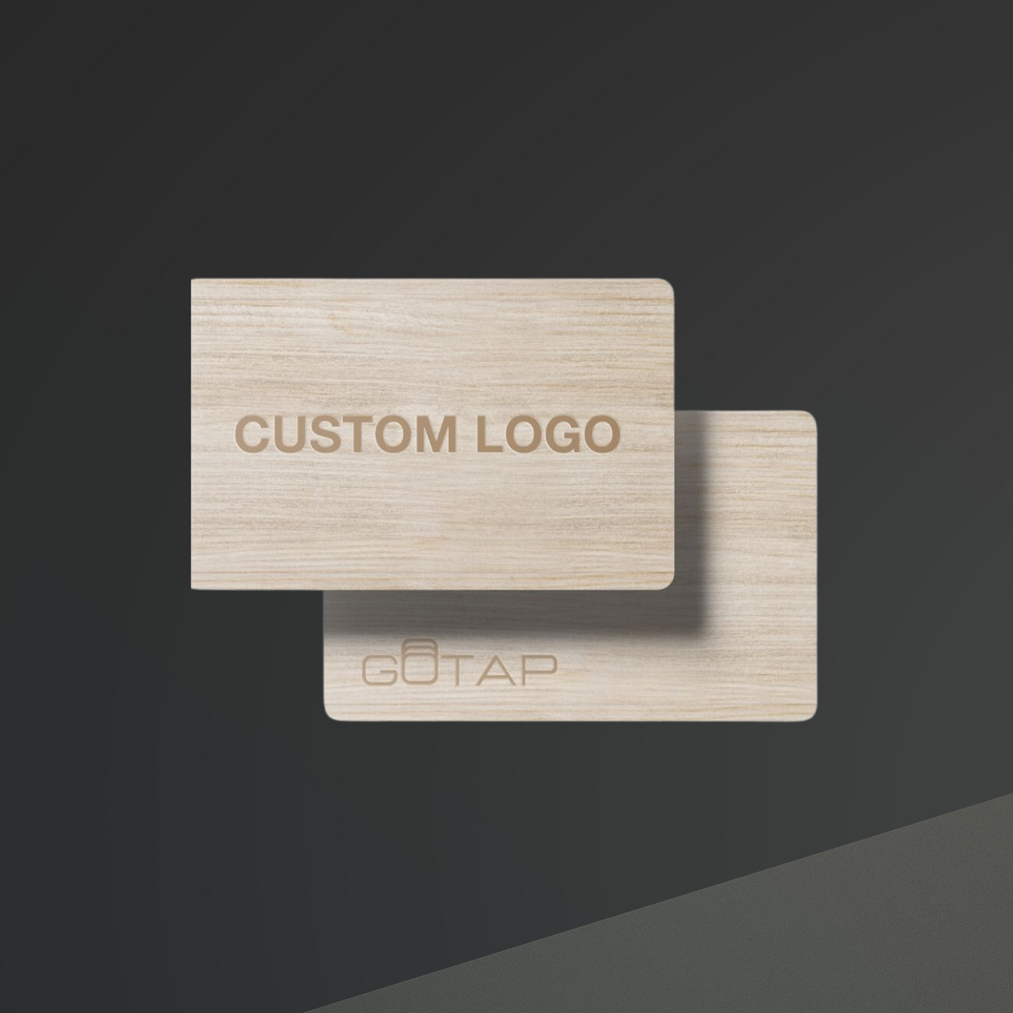 Digitale visitekaart Hout Bamboo